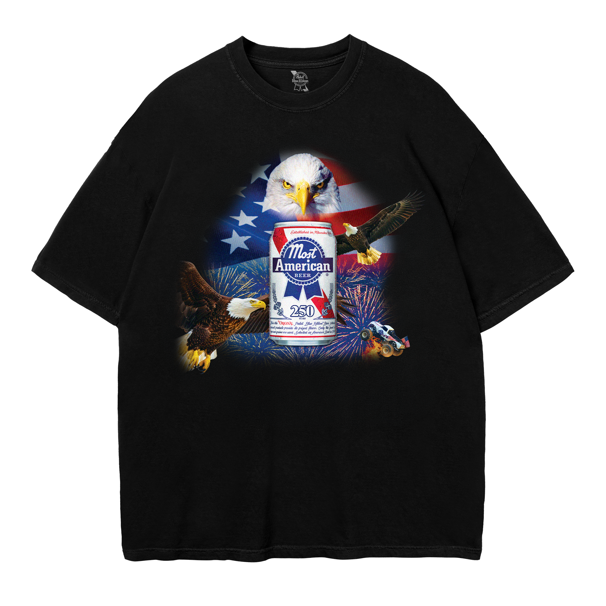 America 250th tee black
