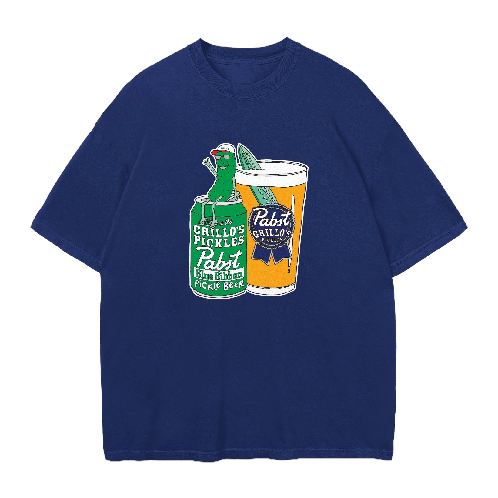 PBR x Grillo's Spear Beer Tee – Pabst Blue Ribbon Store
